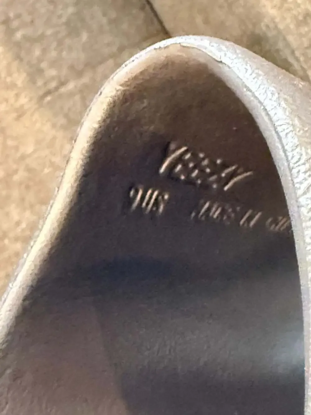 Adidas Yeezy Slide ‘slate grey' Foam Sandals - 9M, no box.